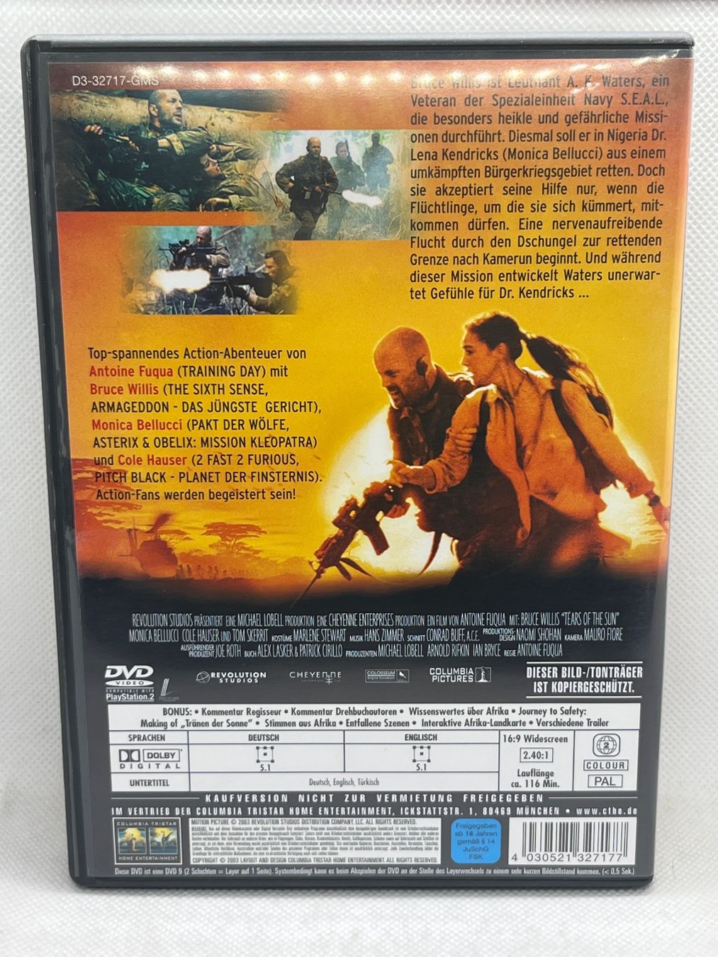 Tous les DVDs: DVD Tränen der Sonne Bruce Willis – D'occasion à Hinterkappelen par Kim1992 1