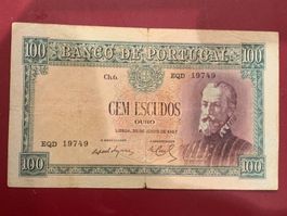 PORTUGAL- 100 Escudos 25.6.1957 Pedro NŪNES- Gebraucht/Usagé