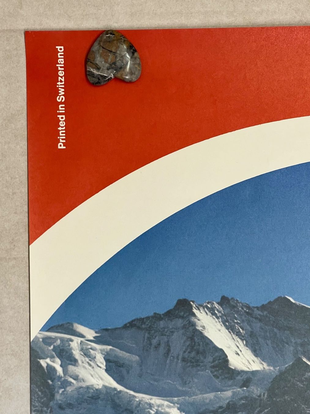 Poster & Bilder: Altes Plakat Kleine Scheidegg Jungfrau – Gebraucht aus Vaduz von Unikate-Markt 5