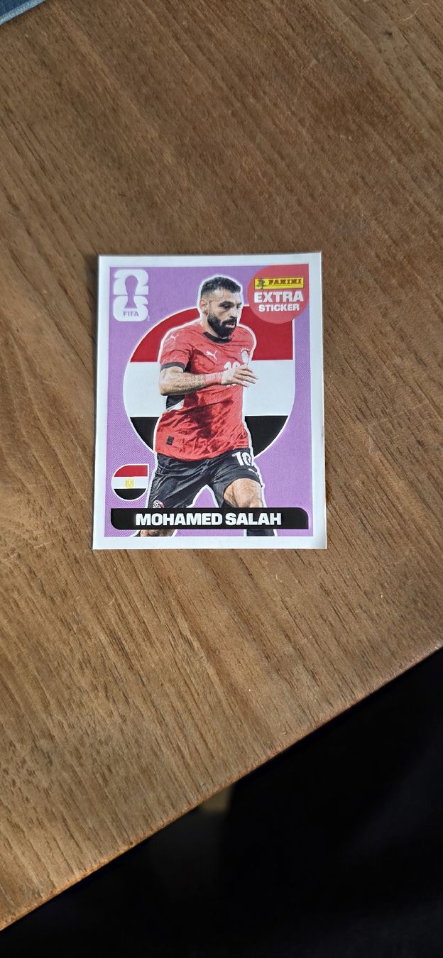 Panini Carte collezionabili: extra sticker panini 2026 mohamed salah – Nuovo e nell'imballaggio originale da Widen venduto da Michik87