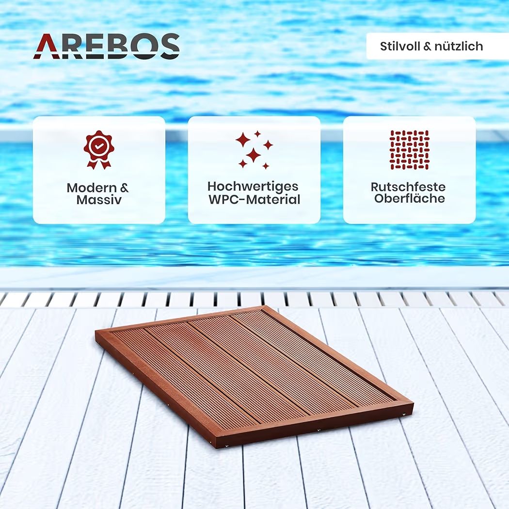 Wände & Decken: Bodenelement für Solardusche, Poolleiter oder Pool | NEU – Neu (gemäss Beschreibung) aus Nebikon von warendiscount 1