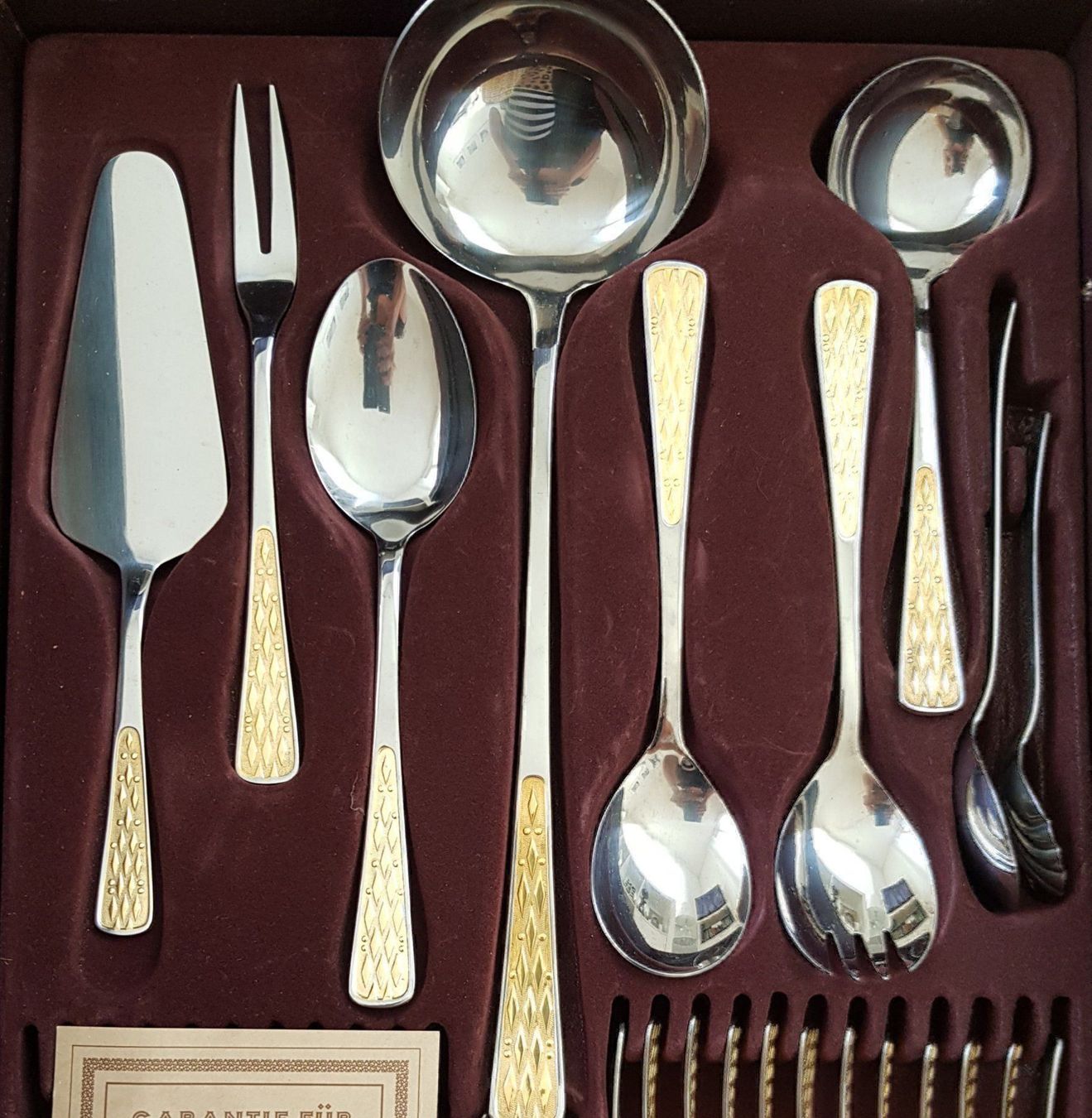 Cucchiai: Besteck-Set 34 teilig,inkl.Koffer – Nuovo e nell'imballaggio originale da Küsnacht ZH venduto da 2011_ 3