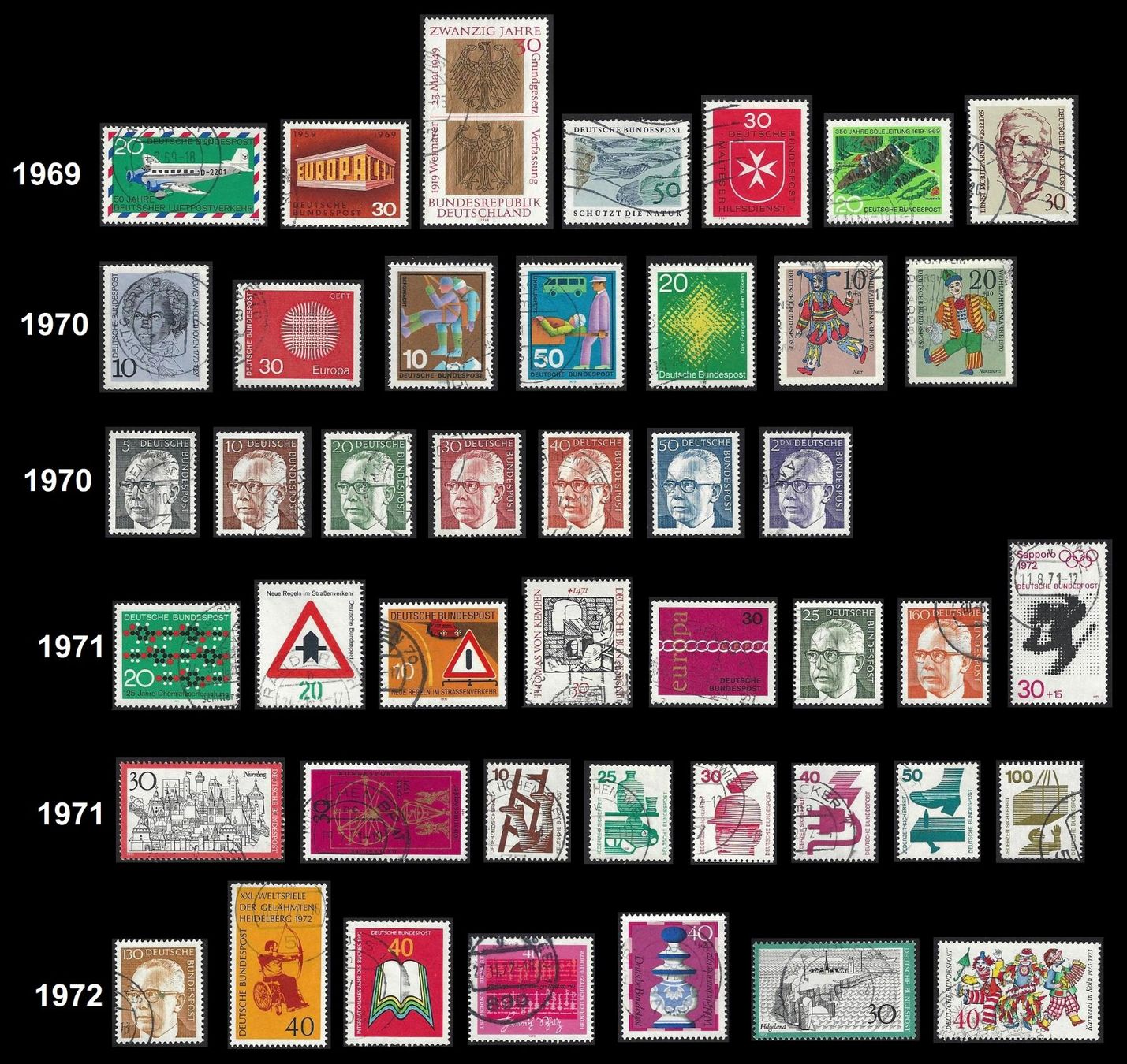 Tutti i francobolli: tolle Sammlung Deutsche Post/Bundespost/Berlin 1946 - 2006 – Usato da Baar venduto da miam8 4