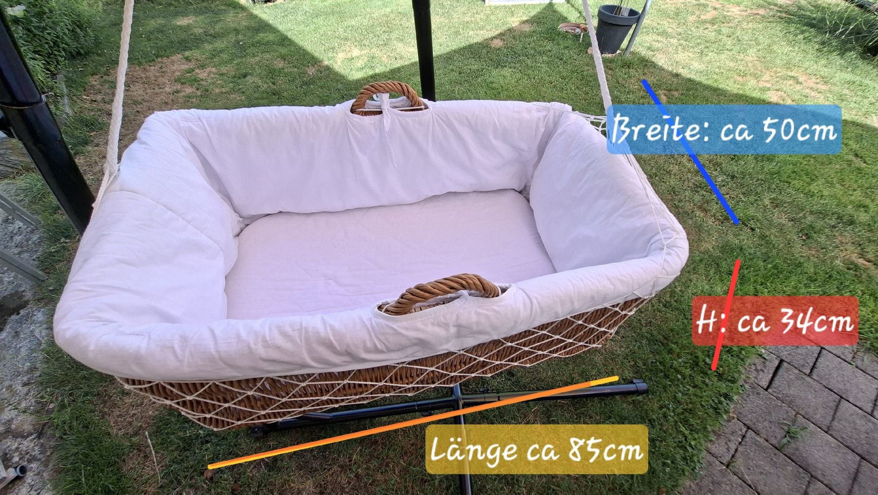 Wippen & Schaukeln: Moseskorb /Federwiege – Gebraucht aus Altnau von Steffi.G.