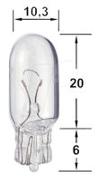 Glassockellampen T10 f. Super Cherry u.a