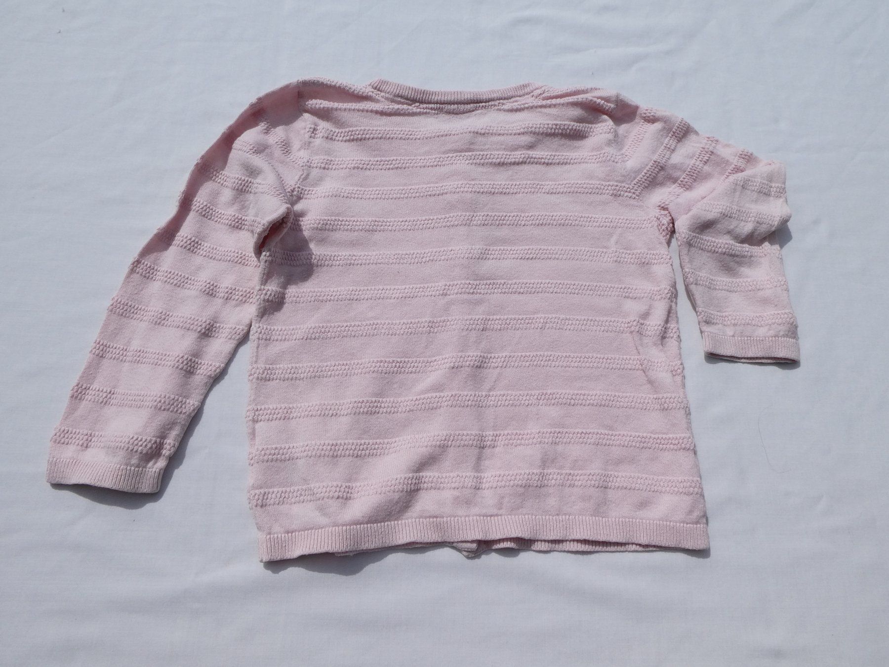 H&M Giacche & Cappotti: Leichtes Jäckchen in Strickoptik; 100% BW, Gr. 86 – Usato da Gattikon venduto da kaandooh 1