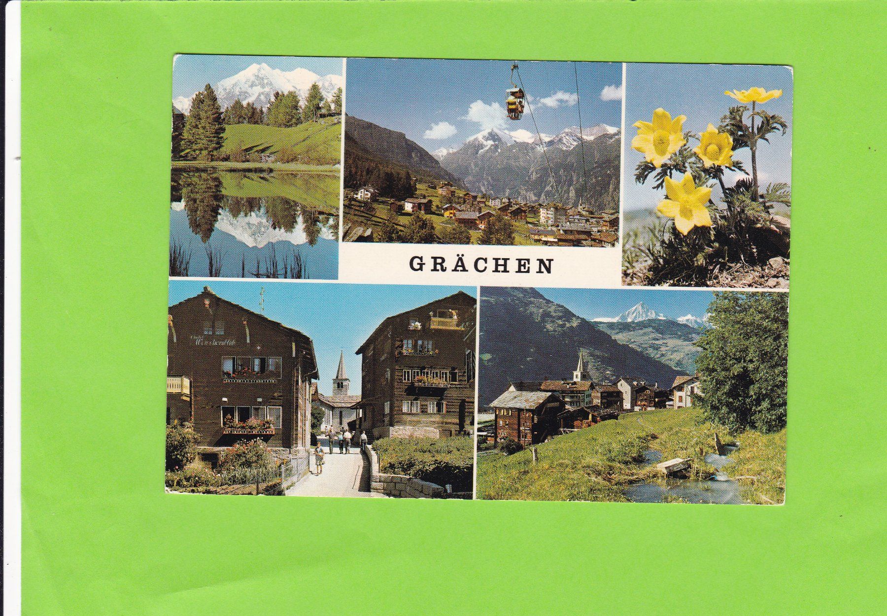 Cartoline postali: Grächen – Usato da St. Peterzell venduto da neckertal