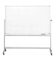 magnetoplan® Whiteboard, mobil, emailliert, H 100x B 200cm