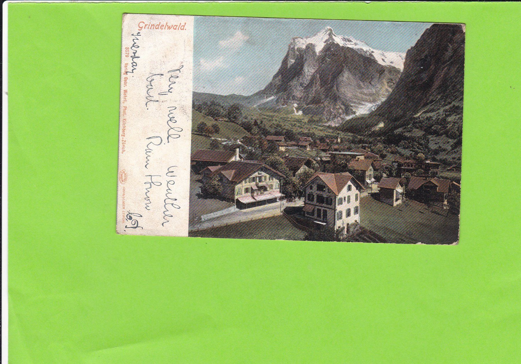 Cartoline postali: Grindelwald – Usato da St. Peterzell venduto da neckertal