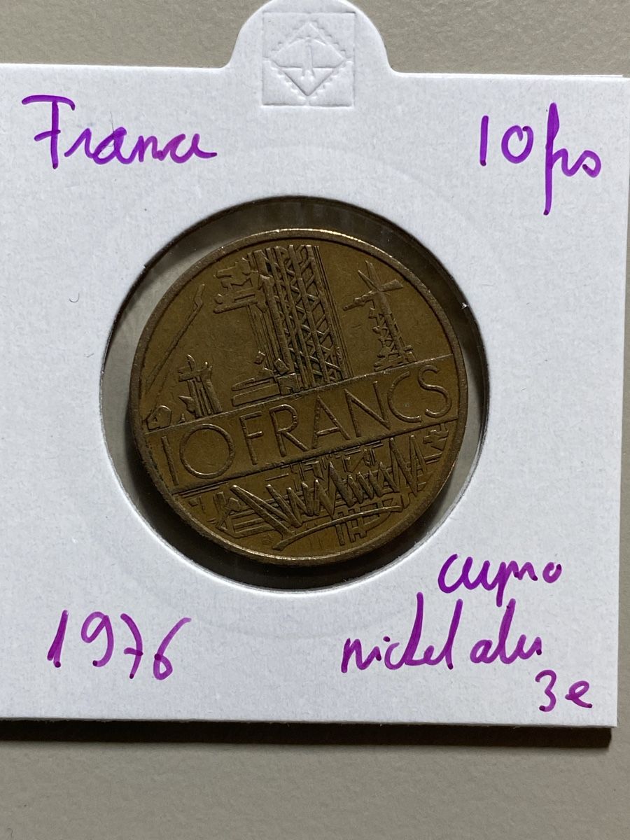 Tutti le monete: France - 10 francs - 1976 – Usato da Payerne venduto da Mike1682