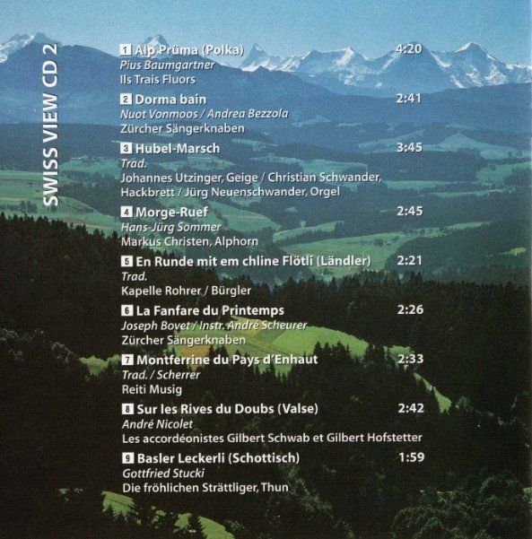 CD: Doppel-CD   S W I S S   V I E W – Nuovo e nell'imballaggio originale da Allmendingen b. BE venduto da MMC-MuMeCo 3