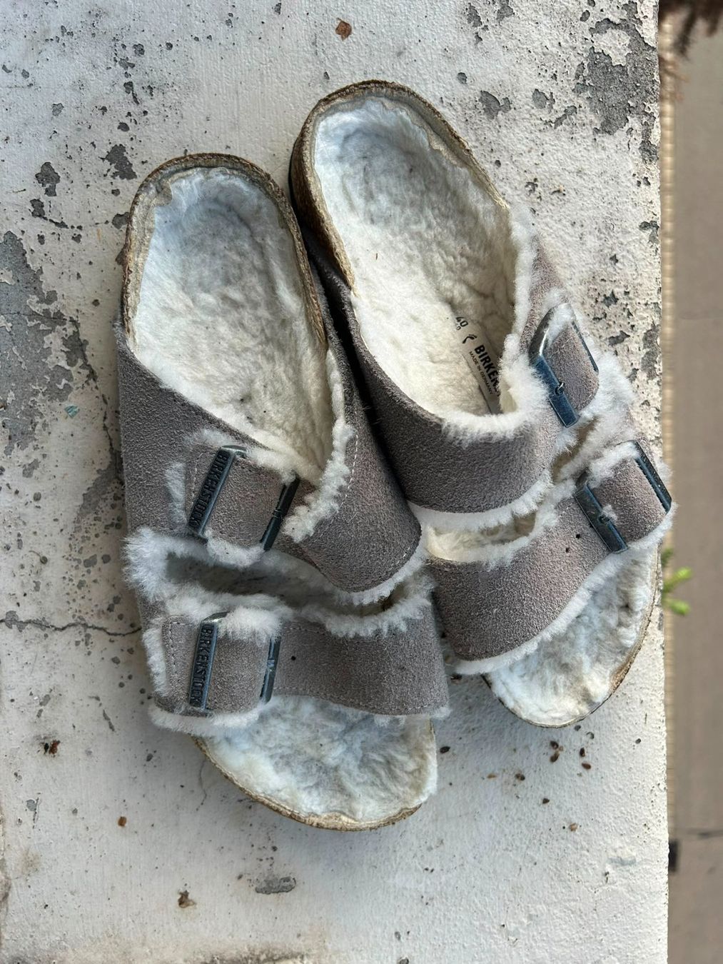 Birkenstock Herrenschuhe: Birkenstock mit Fell – Gebraucht aus Basel von AlineAssi1234