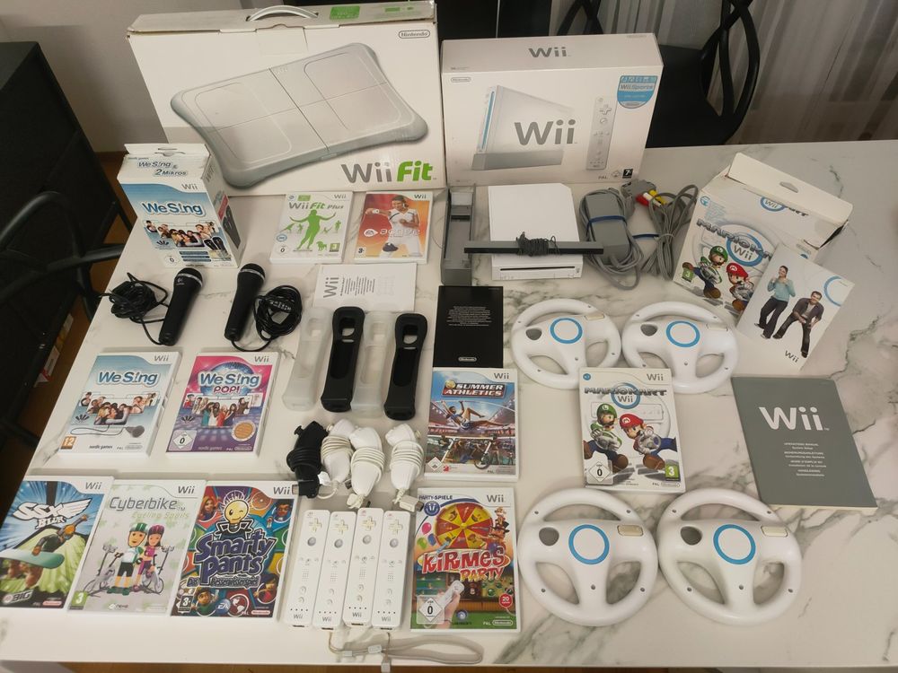 Nintendo wii FAMILY SET Fonktionert Tadellos 1