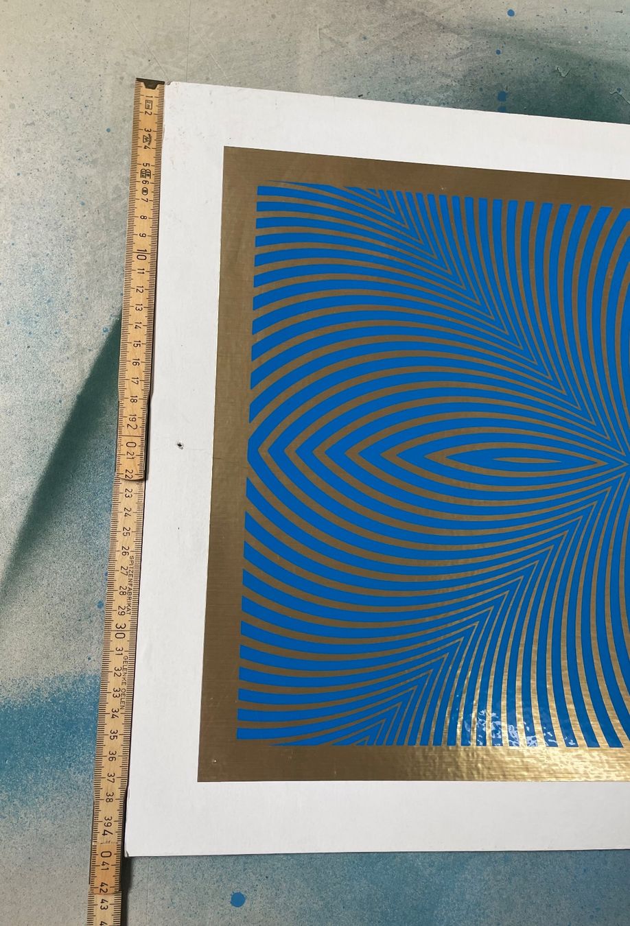 Foto & Immagini: Bild Siebdruck blau – Usato da Rütihof venduto da JulieH85 3