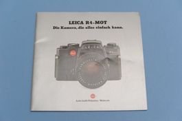 LEICA R4-MOT Prospekt - Versand kostenlos