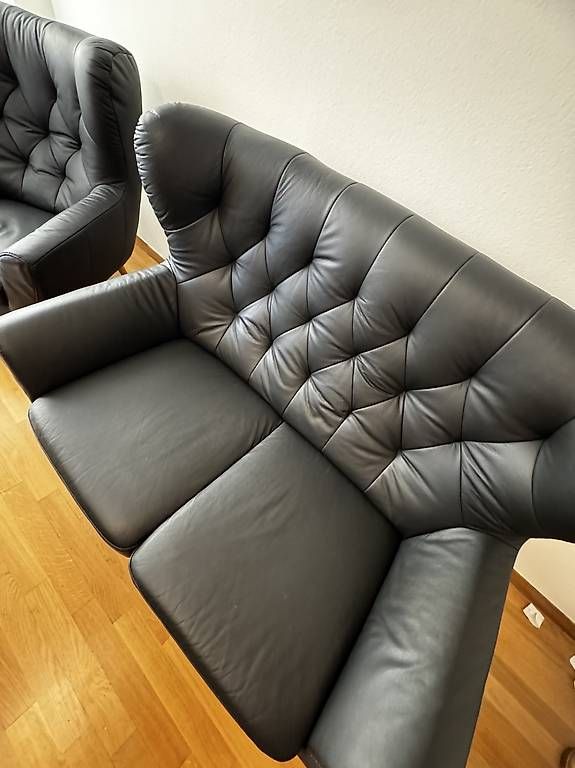 Sofas: Leder Sofa  – D'occasion à Kloten par ane_k9zz 4