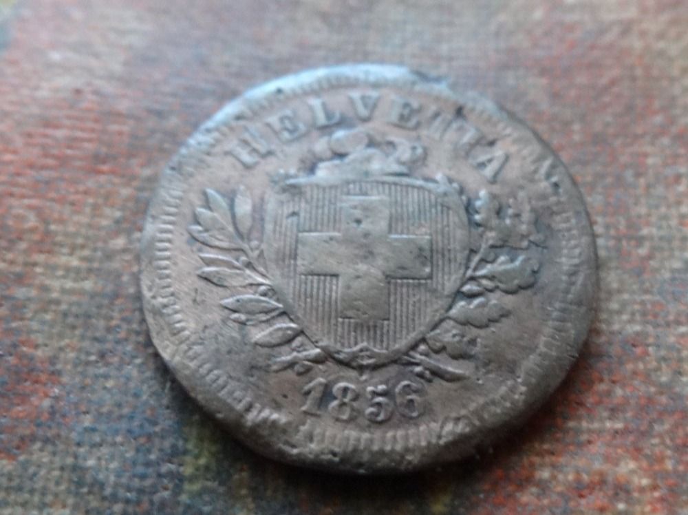 Tutti le monete: 1 Rp. 1856  (A) – Usato da Romanel-sur-Lausanne venduto da Swift13