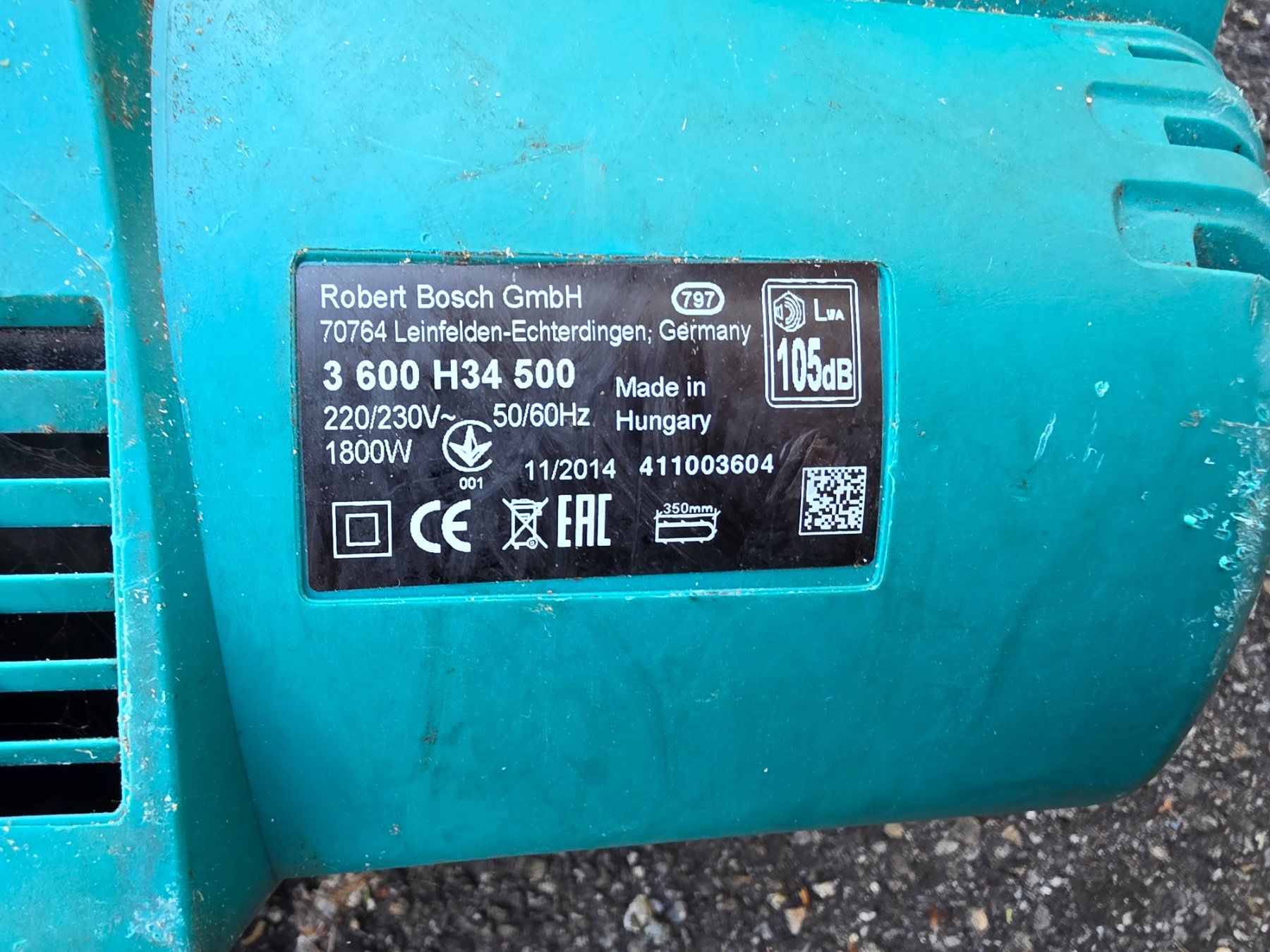 Seghe: Bosch Kettensäge 1800W 230V – Usato da Balsthal venduto da Nemesis85 2