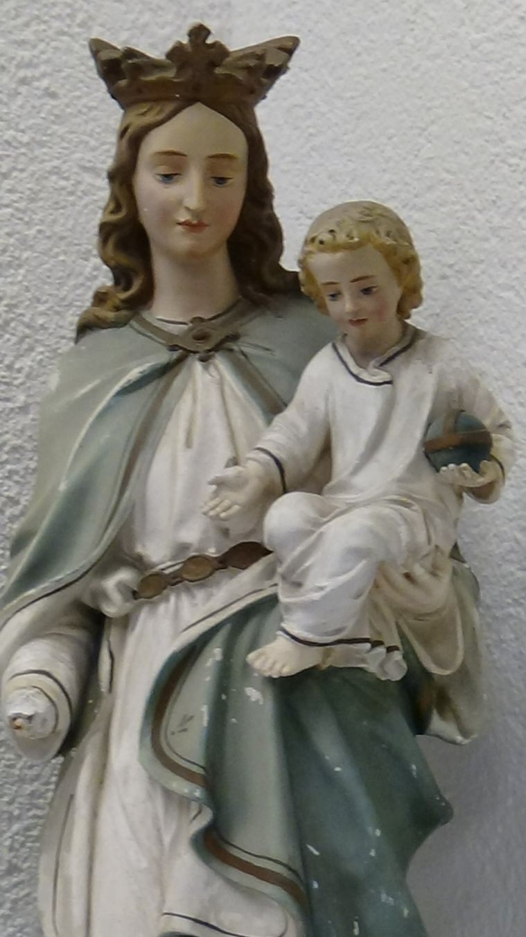 Sculture & Statue: Antike Madonna mit Kind von 1909 Gips – Usato da Wiedlisbach venduto da Bobesch10 1