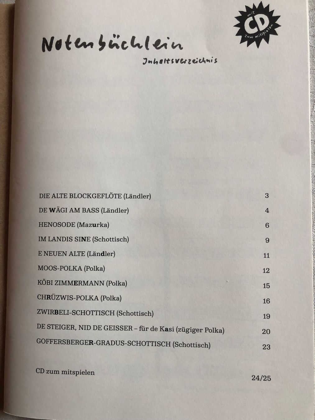 Bücher: Blockflötenländler – Gebraucht aus Ennetbürgen von Dosi6 1