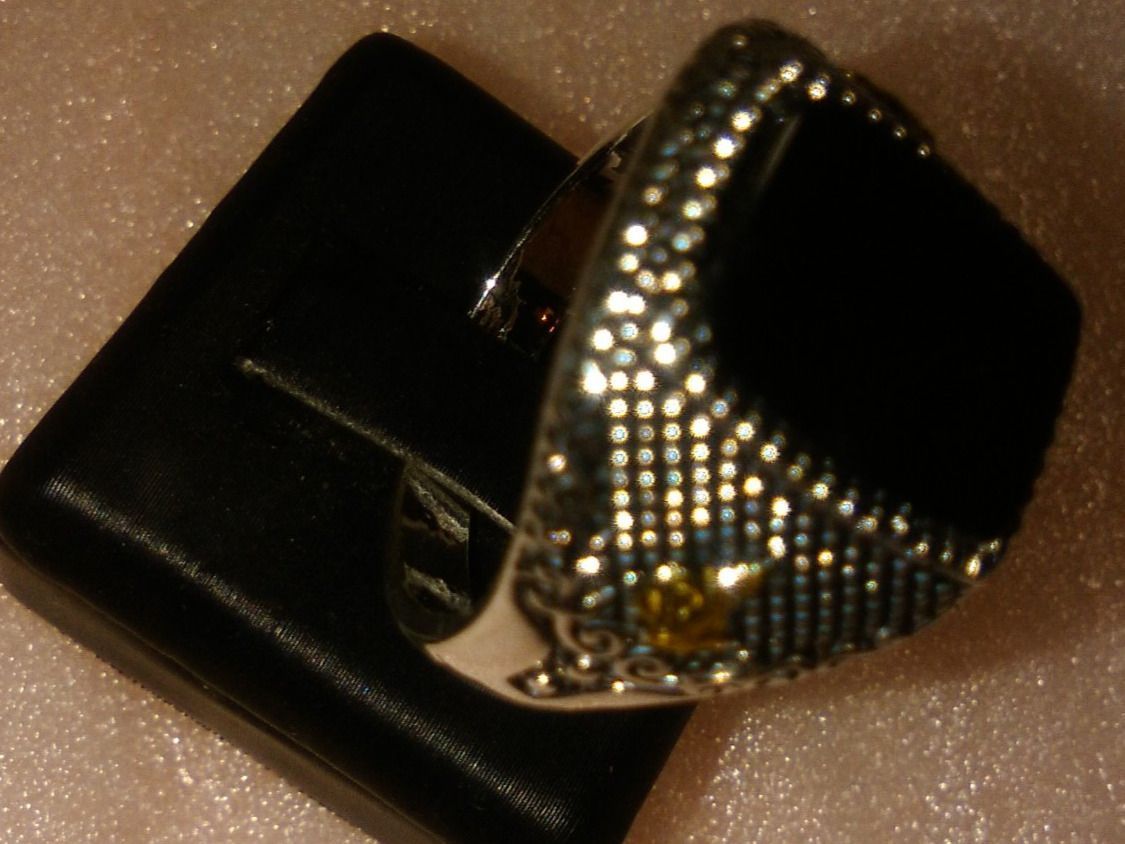 Bagues: RING MODESCHMUCK,,MIT ECHT ONYX – Neuf (Voir description) à Basel par bijoutrie_4 7