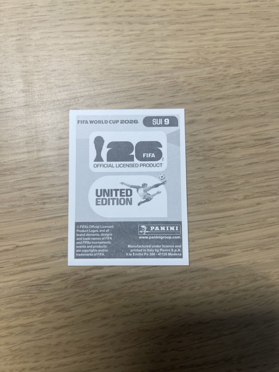 Sticker: Panini FIFA WC SUI 9 – Nuovo (secondo la descrizione) da Lausanne 26 venduto da mar_2ldv 1