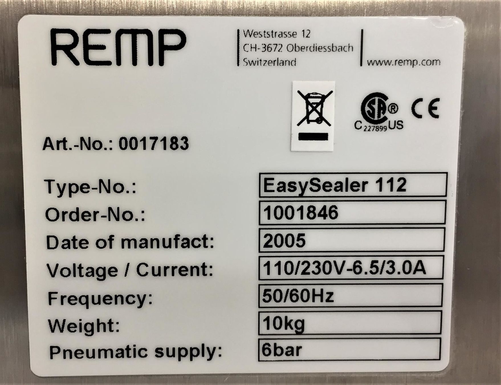 Accessori da laboratorio: Remp  Wellplate Sealer – Usato da Niederdorf venduto da LeptonAG_Labor 6