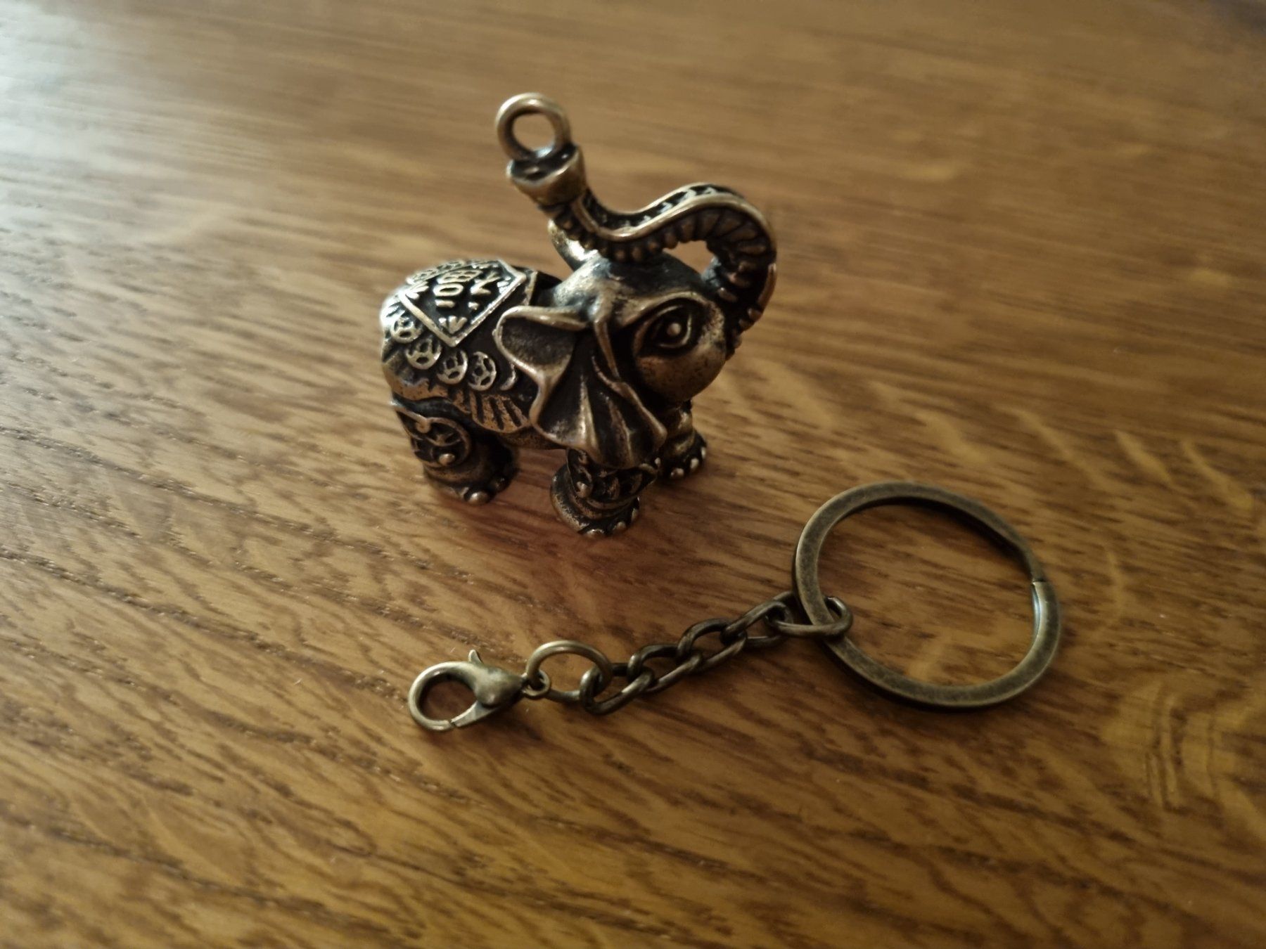 Portachiavi: Glücksbringer - Elefant an Schlüsselanhänger – Nuovo (secondo la descrizione) da Gattikon venduto da myartshop 2