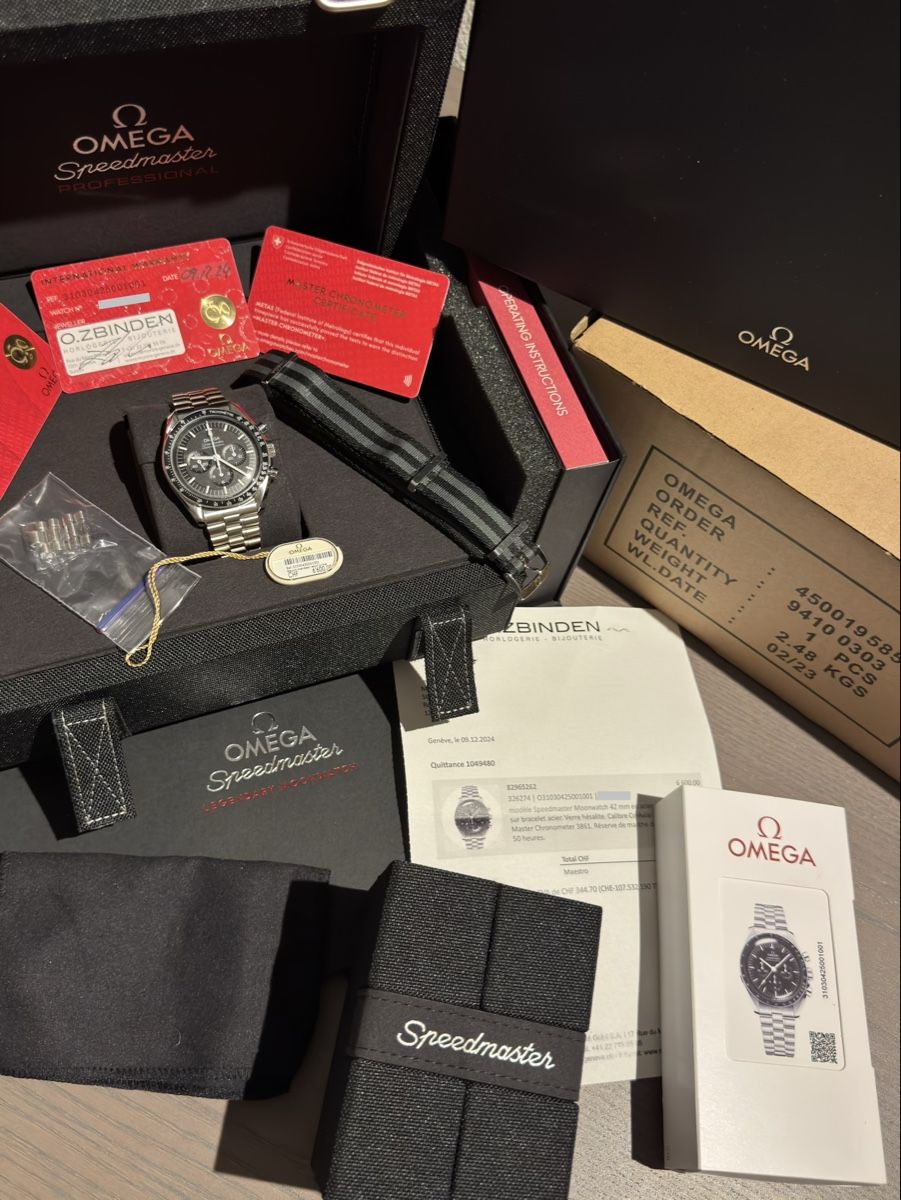 Omega Orologi: Omega Speedmaster Moonwatch Professionnel  2024 fullset  – Nuovo (secondo la descrizione) da Morges venduto da gde_q2s2 1