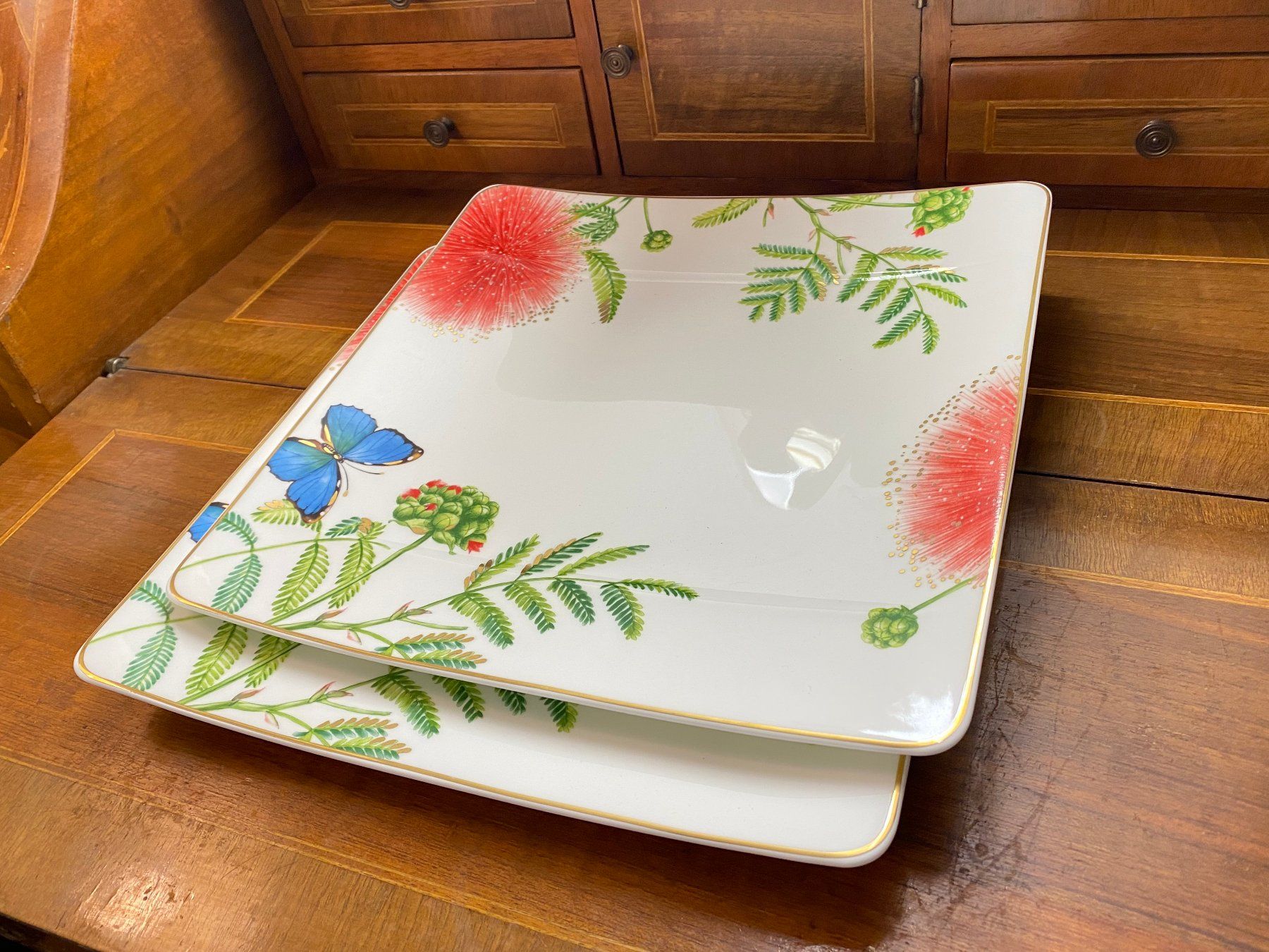 Villeroy & Boch Piatti: 2 Wunderschöne Villeroy & Boch Amazonia Teller / Plate – Usato da Schaffhausen venduto da VintageCity 9