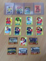 Panini FIFA Sticker Konvolut 18 Stück gebraucht guter Zus...
