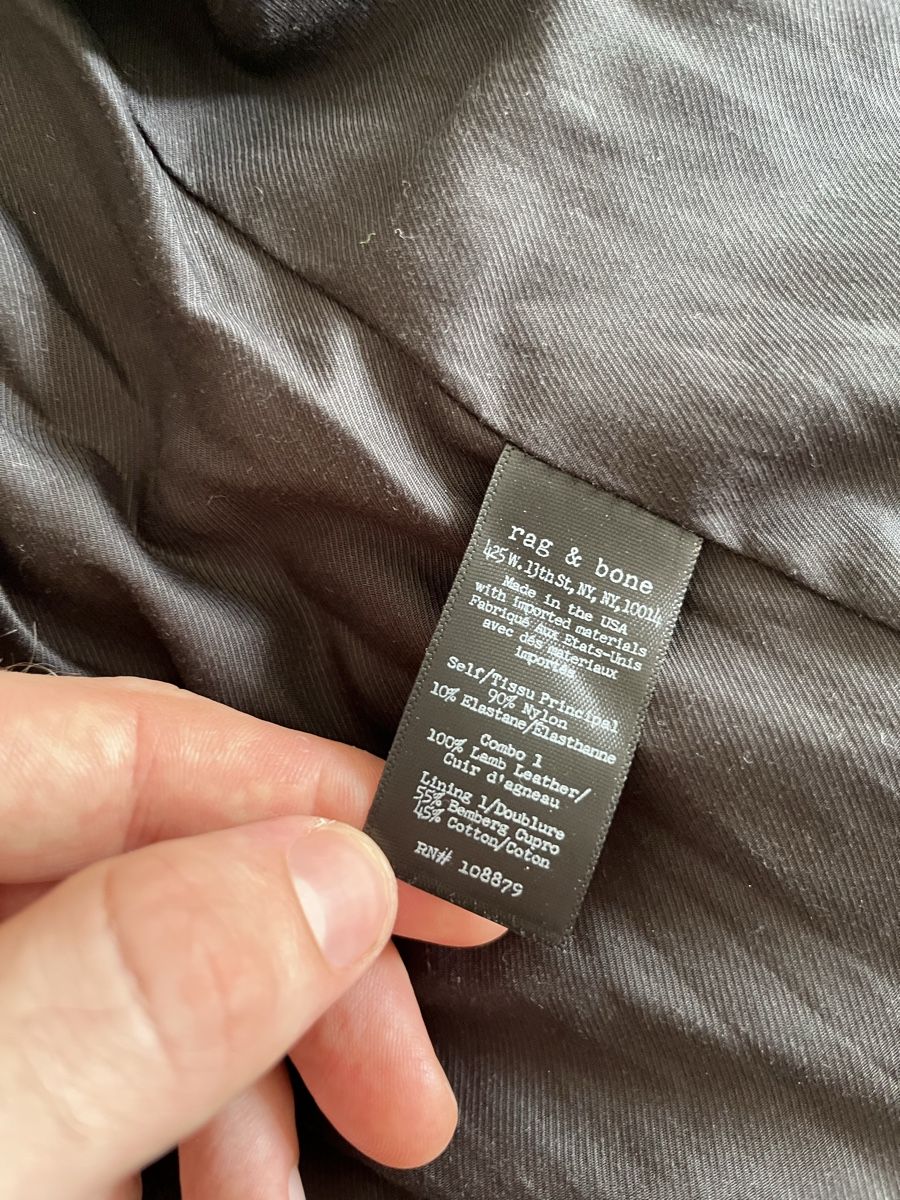 Giacche: Rag & Bone Blazer Black Size 4 with Zippers good condition – Usato da Lausanne venduto da Danash 3