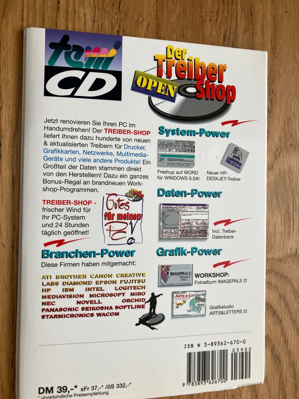 Software: Software CD Der Treiber-Shop Version 1-94/95 neuwertig – Gebraucht aus Wetzikon ZH von Herbi_58 1