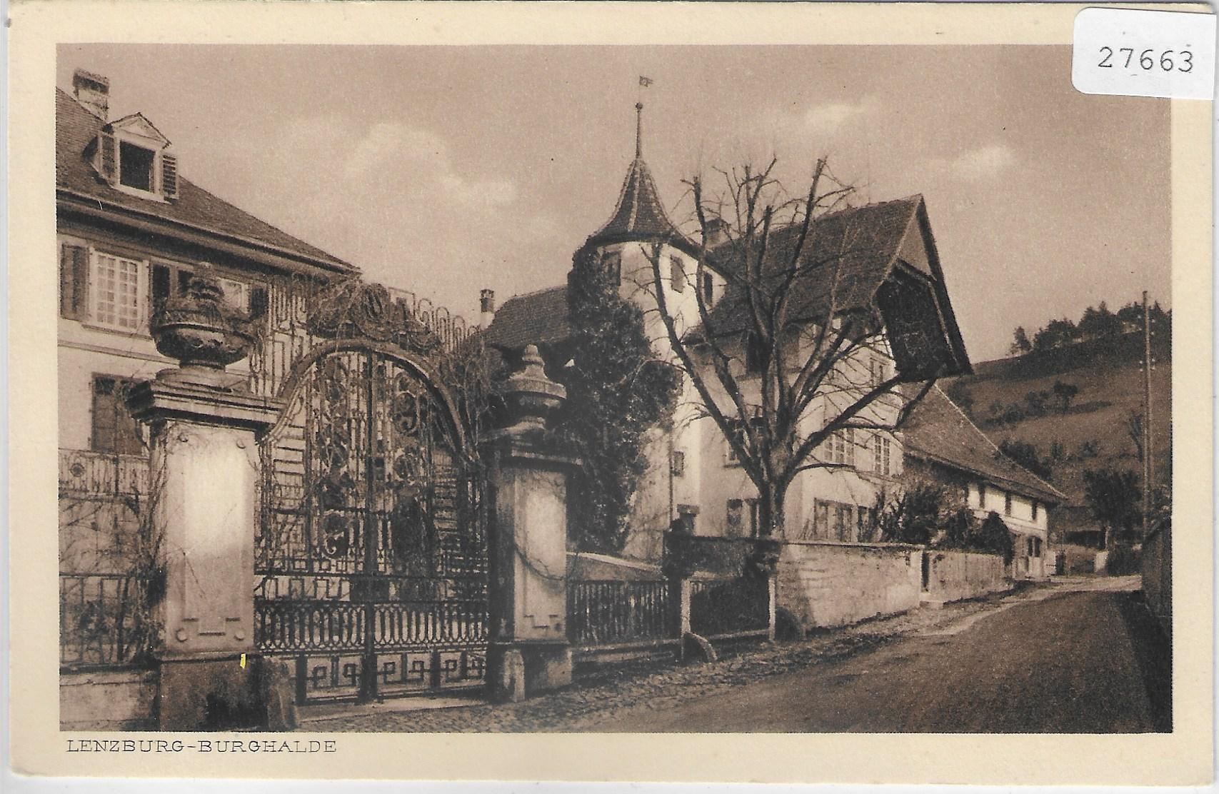 Ansichtskarten: Lenzburg - Burghalde – Gebraucht aus Ettingen von Kartenplanet