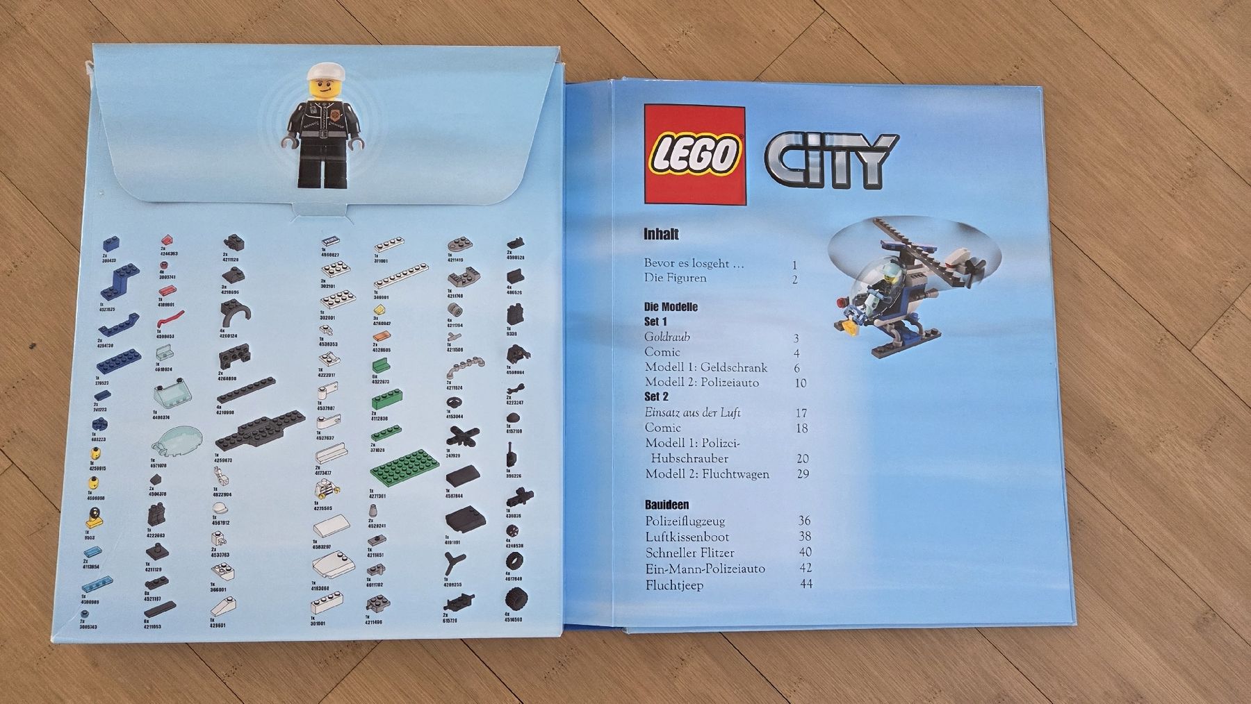 Lego Giocattoli: Lego City Polizei & Räuber Buch &Steine Set – Usato da Hausen am Albis venduto da pear04 5