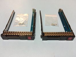 2x HP G8 G9 G10 2.5" Caddy Tray Neu, Gen8 Gen9 Gen10, n>1