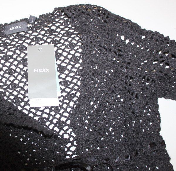 Mexx Maglioni & Felpe: Mexx Damen Strick-Pullover Net Strick-Jacke/schwarz/neu/Gr.L – Nuovo e nell'imballaggio originale da Wohlenschwil venduto da ABC-Vintage 3