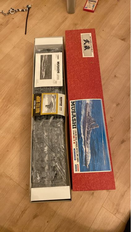 Tamiya 78031 - Maquette Bateau Cuirassé Japonais Musashi 1/350 - Édition Prestige Avec Mâts Neufs