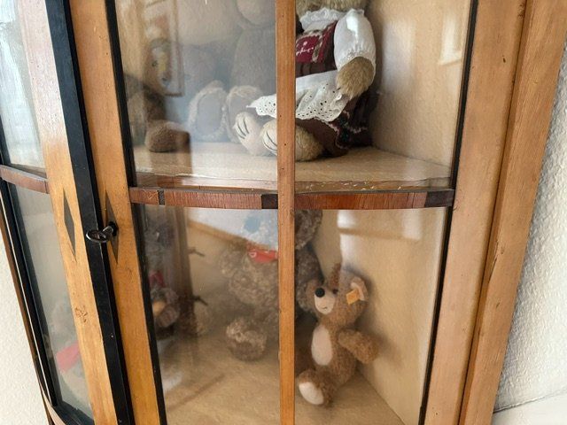 Schränke: Eckschrank / Eckvitrine original Biedermeier – Gebraucht aus Riehen von Cabi1302 2