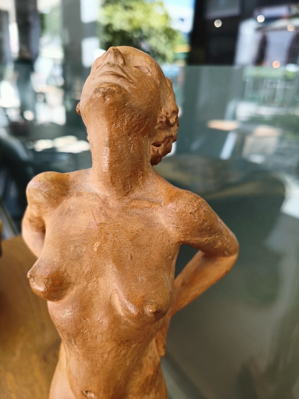 Figuren: Weiblicher Akt stehend / von Hermann Haller ? – Gebraucht aus Brugg AG von Ente015 1
