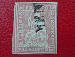 24D (24B3) mit überrandigem! Schnitt: MENZNAU +signiet 90.-+