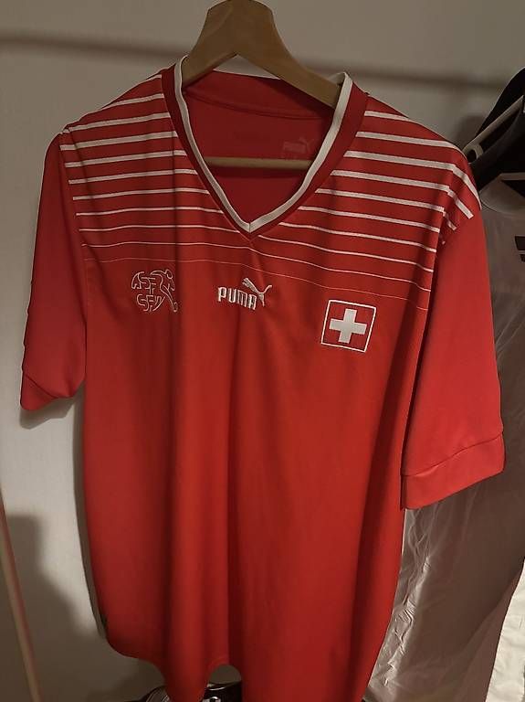 Canottiere & Pantaloni: Maillot de la Suisse en taille XL – Usato da Lausanne venduto da PaulGiorgis03