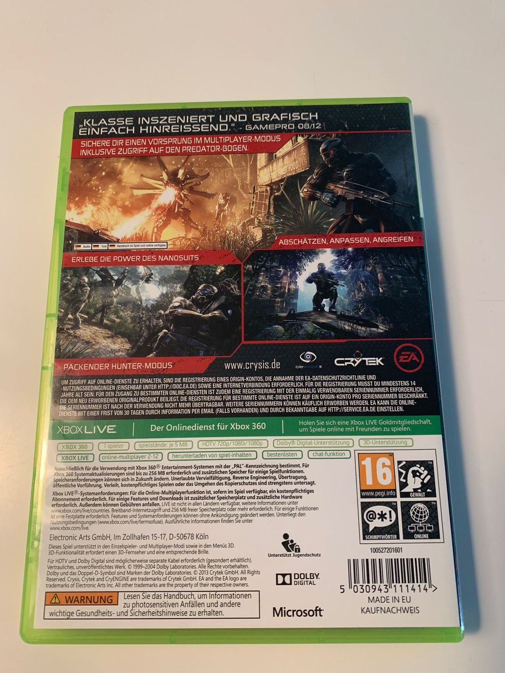 Giochi: CRYSIS 3 – Usato da Uster venduto da ywy_k8ft 1