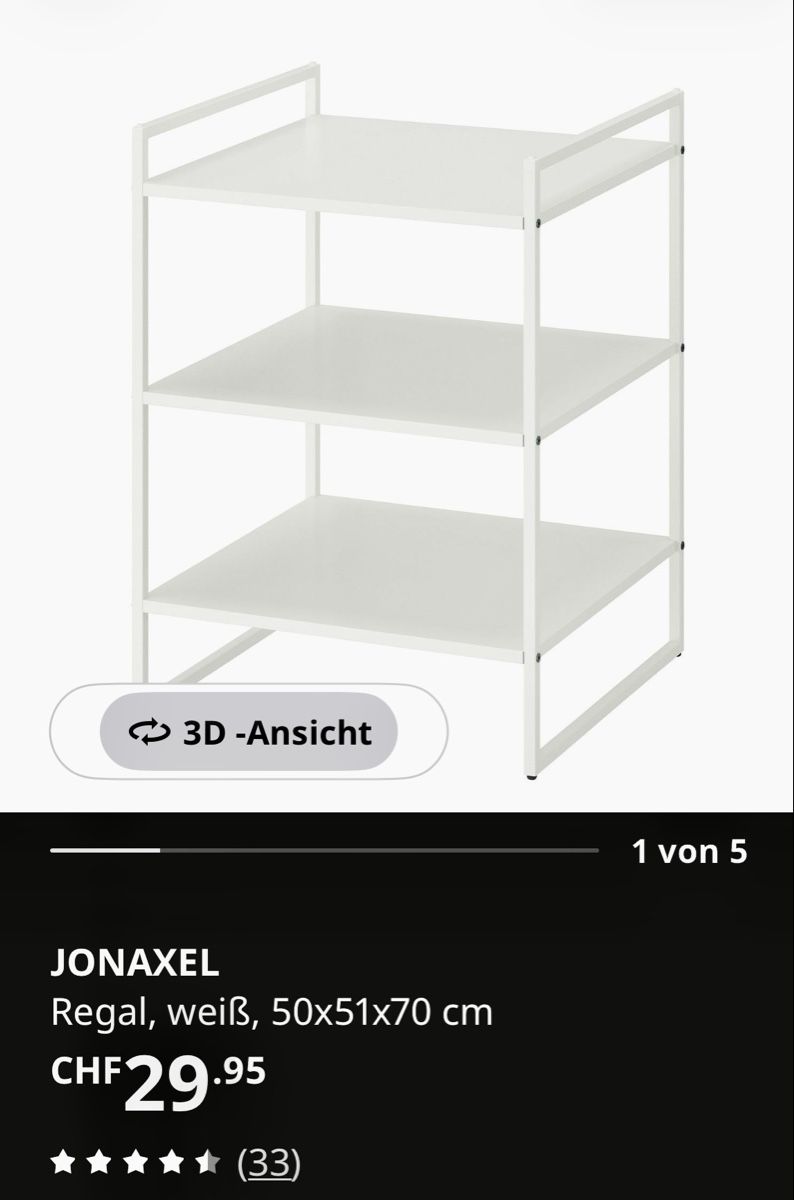 Scaffali: Ikea Regal Jonaxel Neu – Nuovo e nell'imballaggio originale da Affoltern am Albis venduto da Zora28 2