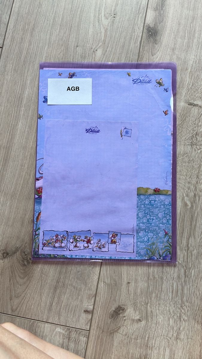Papiere: Diddl Briefpapier Set Orginal  – Gebraucht aus Erlenbach ZH von Cadurisch