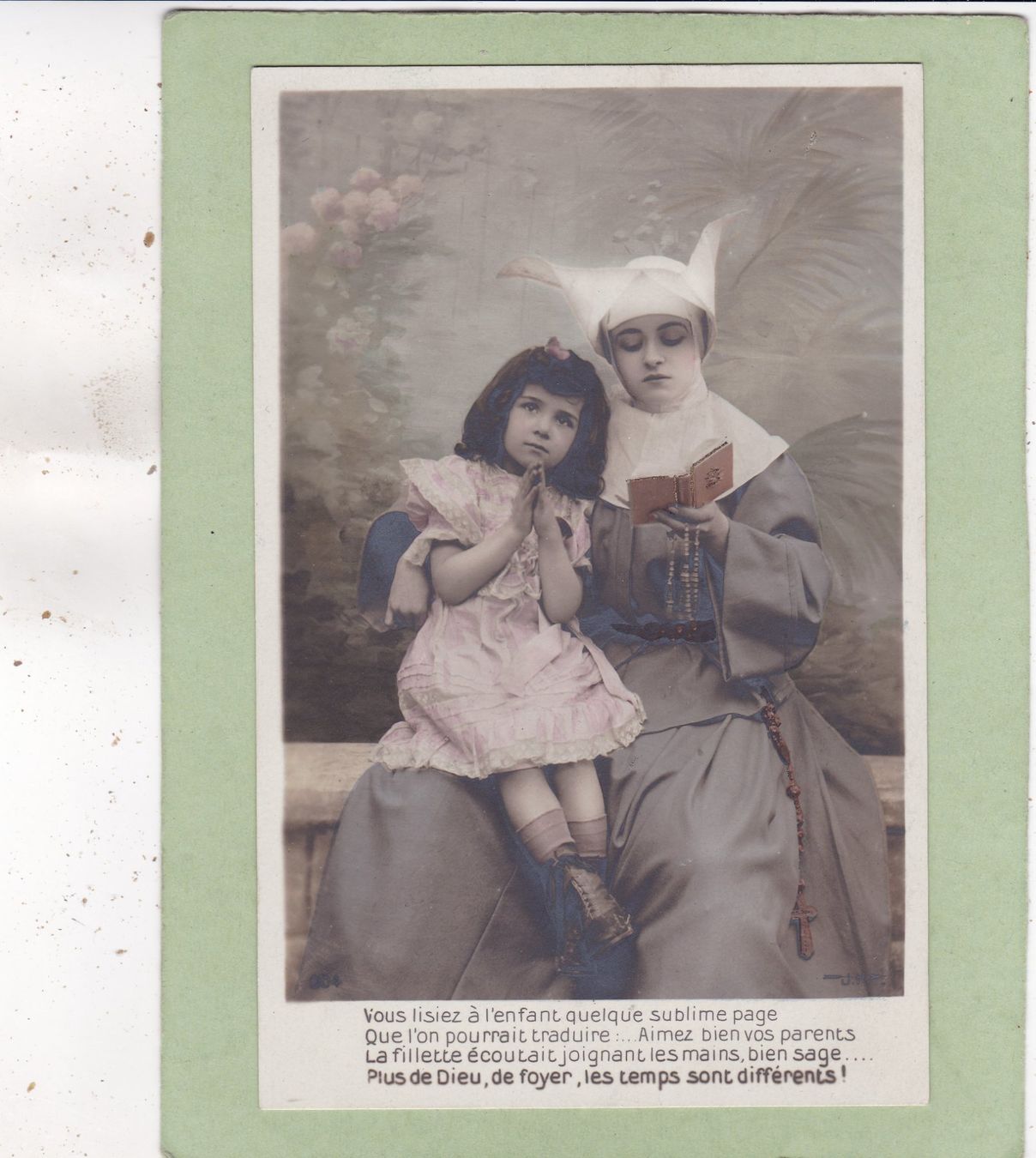 Cartoline postali: Kitsch Religion Frau Kind – Usato da Herisau venduto da Lisegrat2008