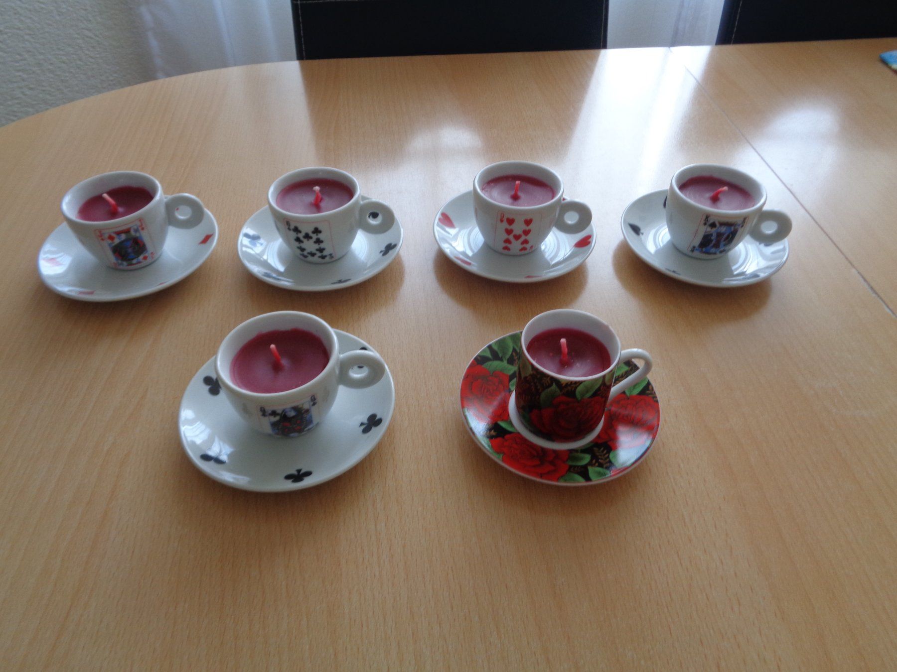 Candele: Kerzen in Espressotassen – Nuovo (secondo la descrizione) da Dietikon venduto da chroetli77