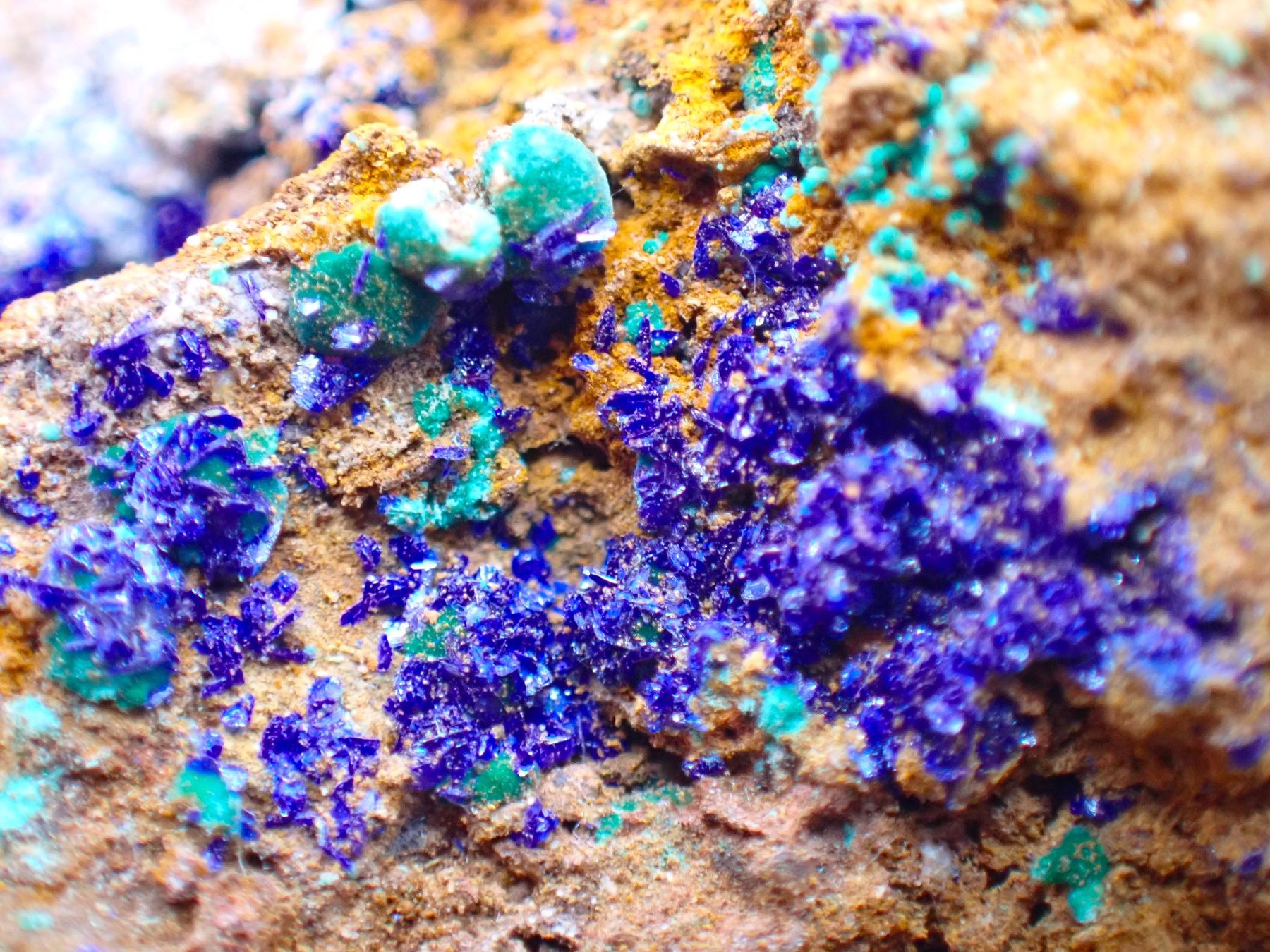 Mineralien & Heilsteine: Azurite, Malachite,  Lavrion District Mines, Greece – Gebraucht aus Figino von panshop 4