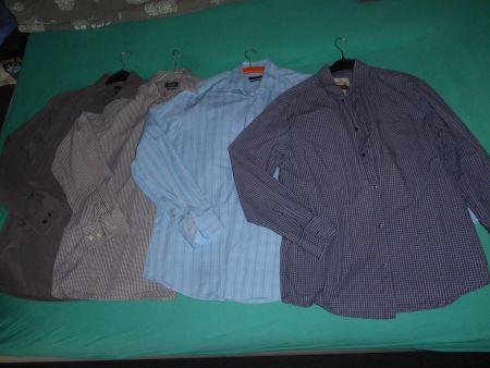 Hemden-Set für Herren, Grösse 40/41, 4 Langarm Top Zustand