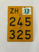 Mofa Töffli Schild ZH 245 325 gelb